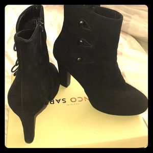 Black Suede Booties